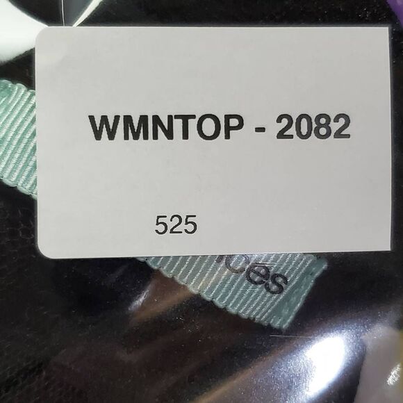 Maurices Black Lace Sheer Blouse XL Short Sleeve Ruffle Neck Floral Mesh Stretch - Picture 8 of 8